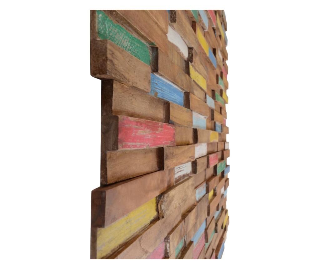 Panouri placare pereti, 10 buc., 1,03 m², lemn masiv de tec - 5