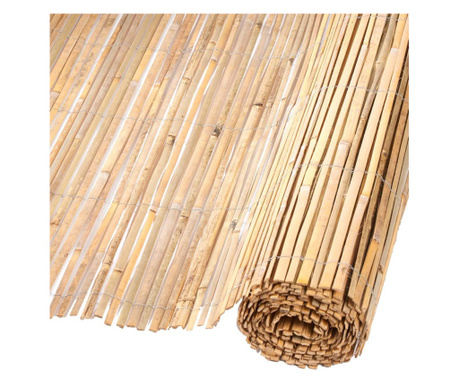 Градински параван, бамбук, 1,5x5 м
