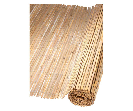 Paravan de gradina, 1 x 5 m, bambus