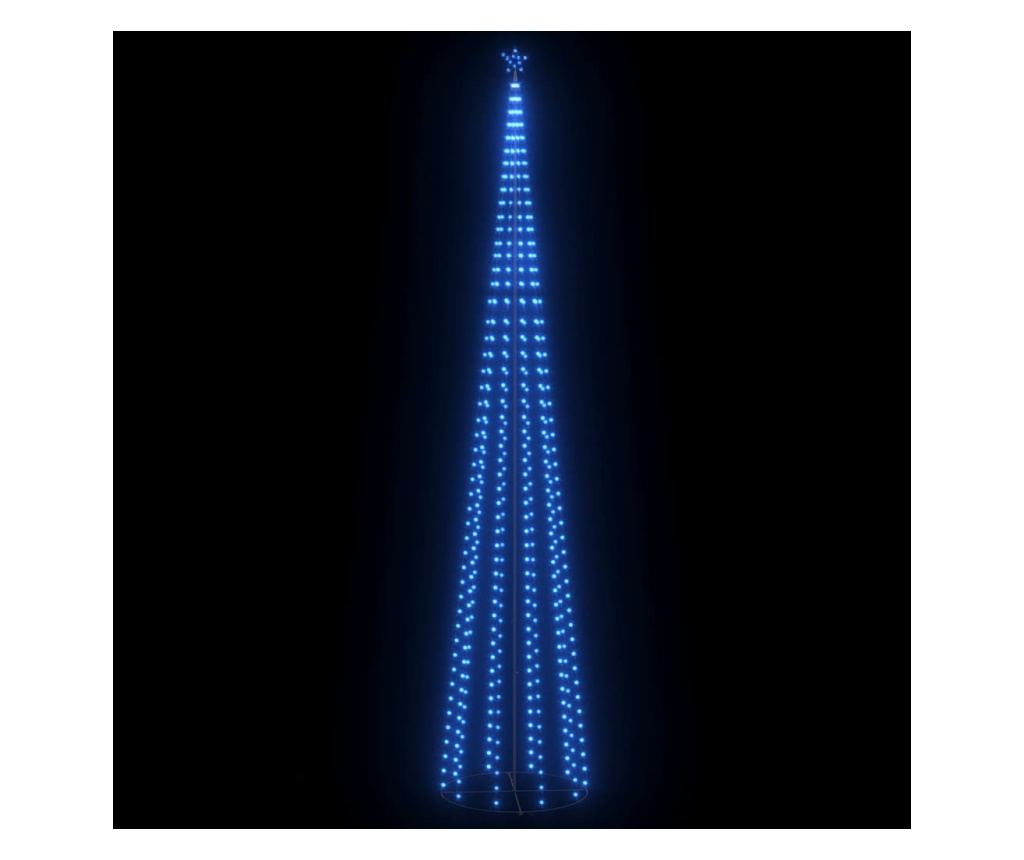 Božićni ukras za stablo konusni 752 LED plava 160x500 cm - 2