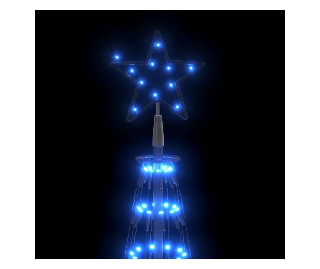 Božićni ukras za stablo konusni 752 LED plava 160x500 cm - 4