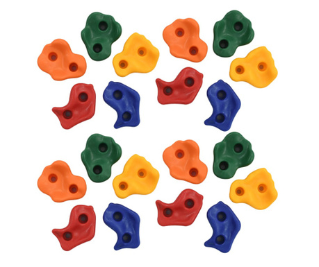 Pietre de catarat, 20 buc., multicolor, PE