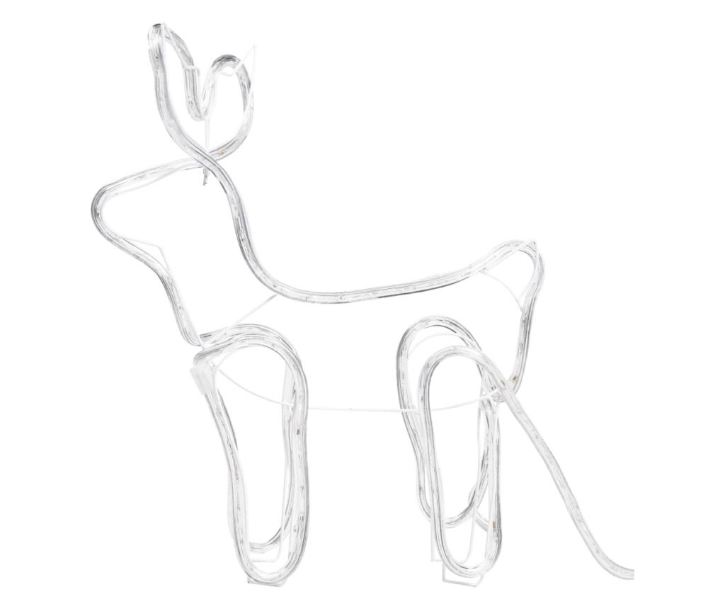 Božićni ukras s jelenom i saonicama, 252 LED svjetla, vanjski - 9