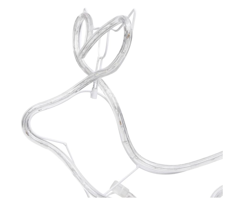 Božićna dekoracija s jelenom i saonicama, 576 LED dioda, za vanjsku upotrebu - 10