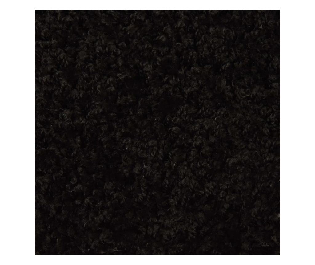 Tepisi za stepenice 15 kom 65x21x4 cm crni - 6