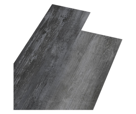 Panele podłogowe z PVC, 4,46 m², 3 mm, lśniący szary