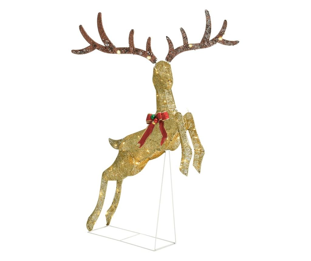 Božićno leteće sob ukras 120 Toplo bijelih LED dioda Zlatni - 2