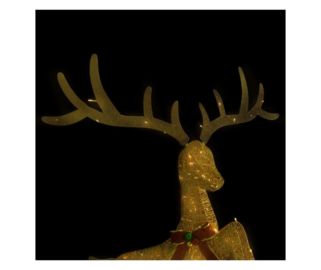 Božićno leteće sob ukras 120 Toplo bijelih LED dioda Zlatni - 4