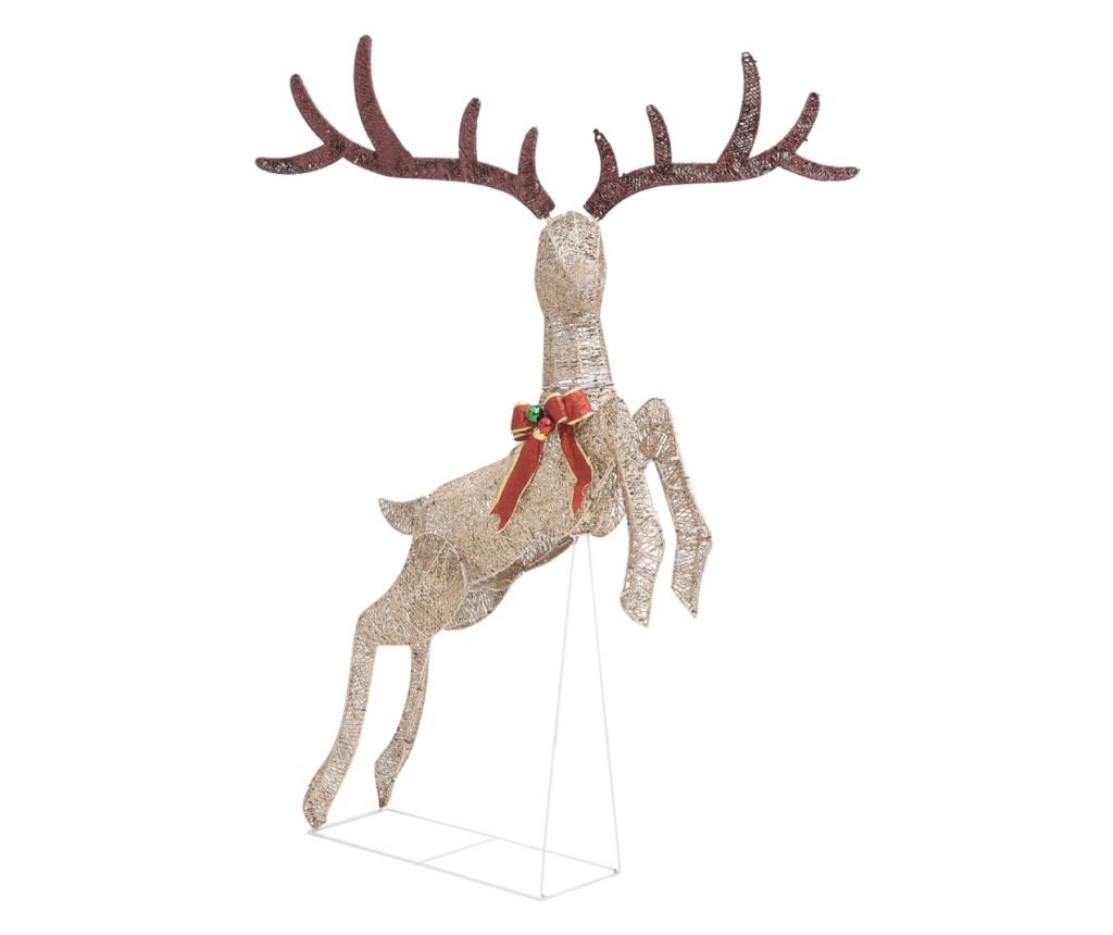 Božićno leteće sob ukras 120 Toplo bijelih LED dioda Zlatni - 5