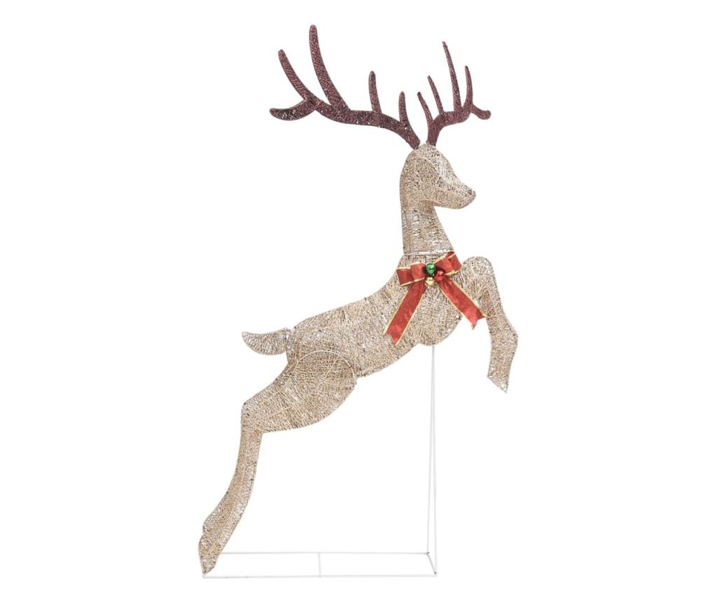 Božićno leteće sob ukras 120 Toplo bijelih LED dioda Zlatni - 6