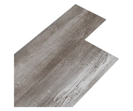 Podne obloge PVC 5,02 m² 2 mm samoljepljive mat smeđa boja drva