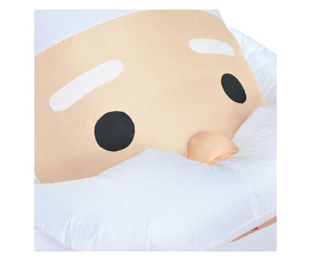 Božićni ukras Djed Mraz na napuhavanje s LED svjetlima IP44 3,6 m