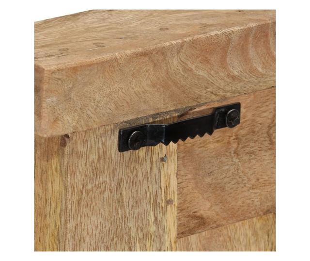 Vješalice za kapute, 2 kom., 38x100 cm, Masivno drvo manga