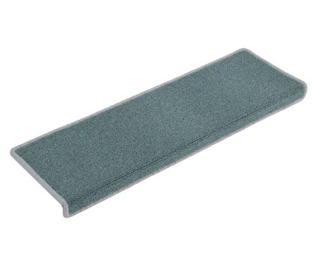 Tepisi za stepenice 15 kom 65x21x4 cm plavi 
