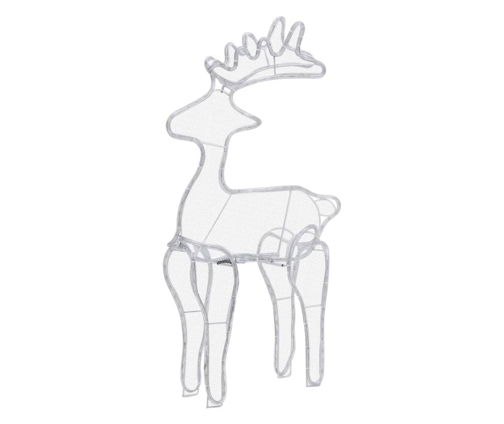 Božićni ukras jelen, s mrežom, 306 LED svjetala, 60x24x89 cm - 6