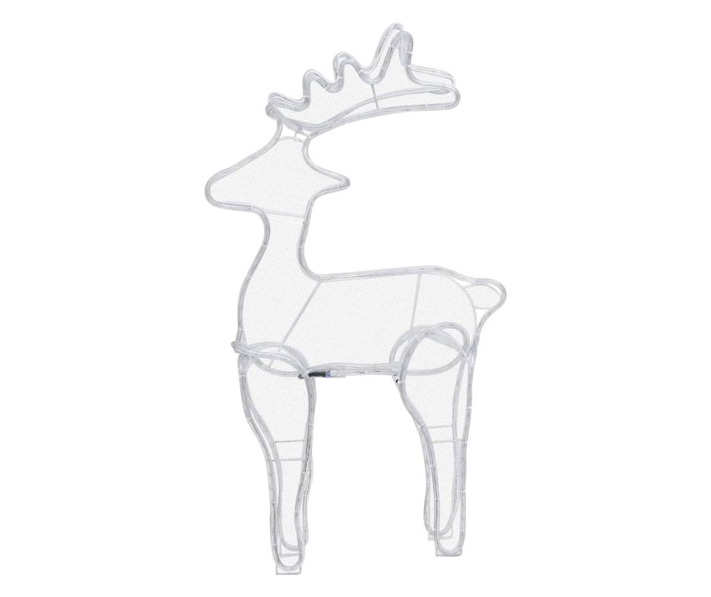 Božićni ukras jelen, s mrežom, 306 LED svjetala, 60x24x89 cm - 7