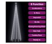 Ukras za božićno drvce konusni 752 LED bijelo hladno 160x500 cm thumbnail 3