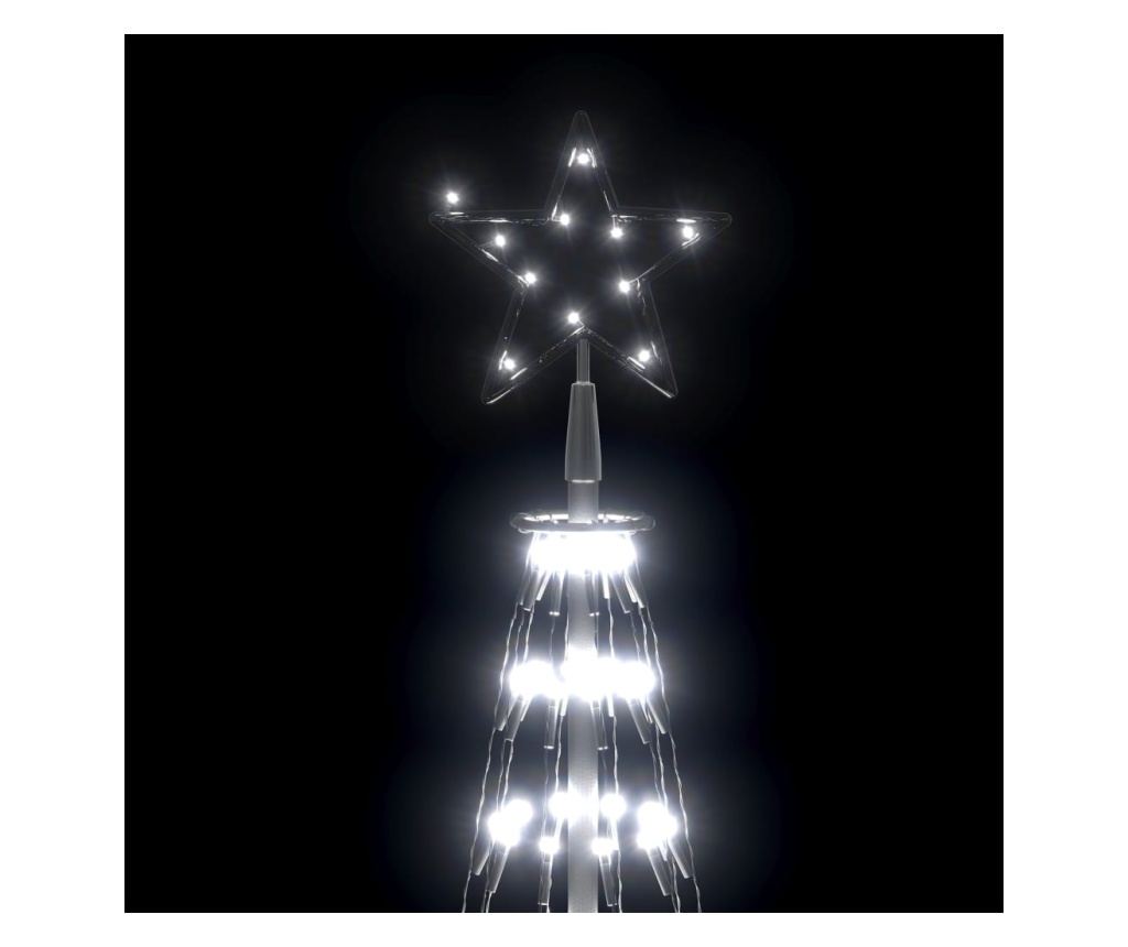 Ukras za božićno drvce konusni 752 LED bijelo hladno 160x500 cm - 5