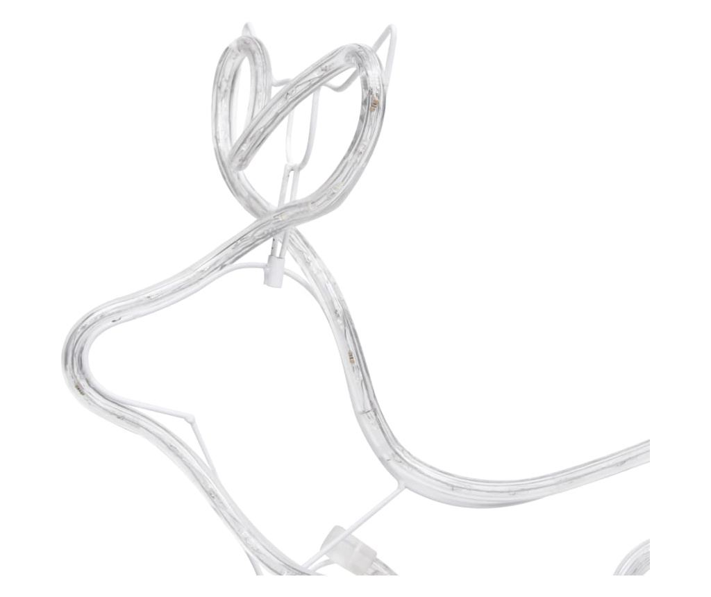 Božićni ukras s jelenima i saonicama, 576 LED svjetala, vanjski - 10