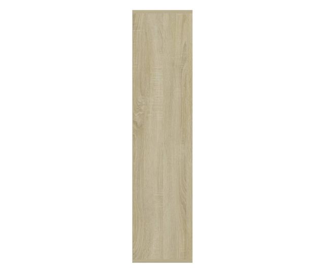 sonoma tölgy színű forgácslap könyvszekrény 50x25x106 cm