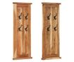 Vješalice za kapute, 2 kom, 38x100 cm, Puno drvo bagrema thumbnail 1
