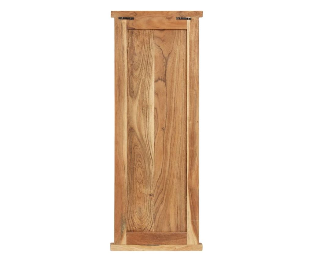 Vješalice za kapute, 2 kom, 38x100 cm, Puno drvo bagrema - 5