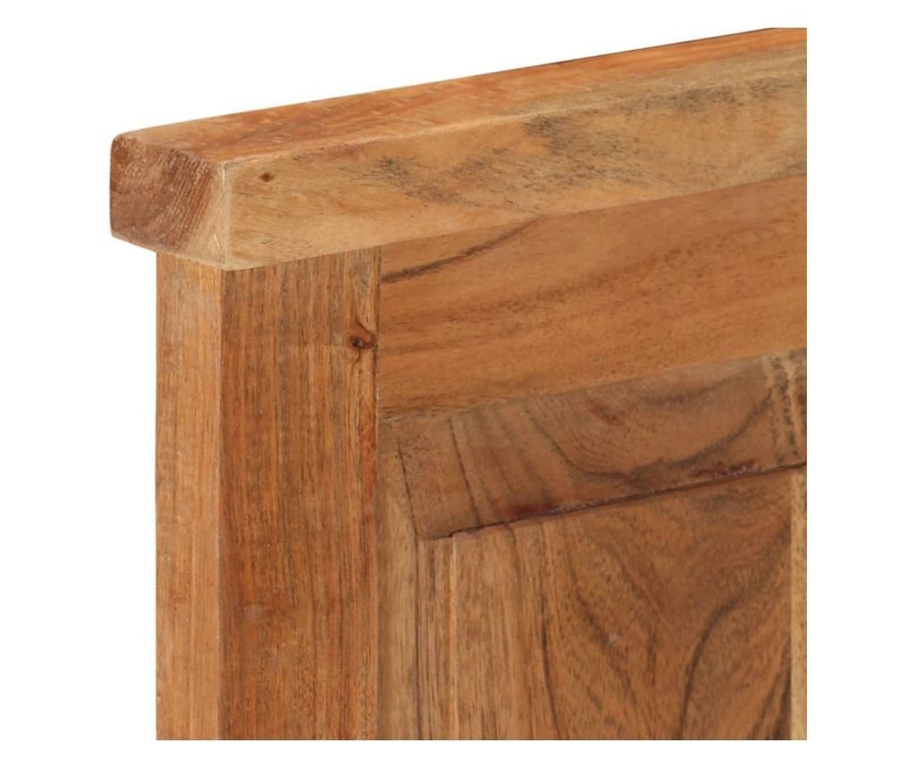 Vješalice za kapute, 2 kom, 38x100 cm, Puno drvo bagrema - 6