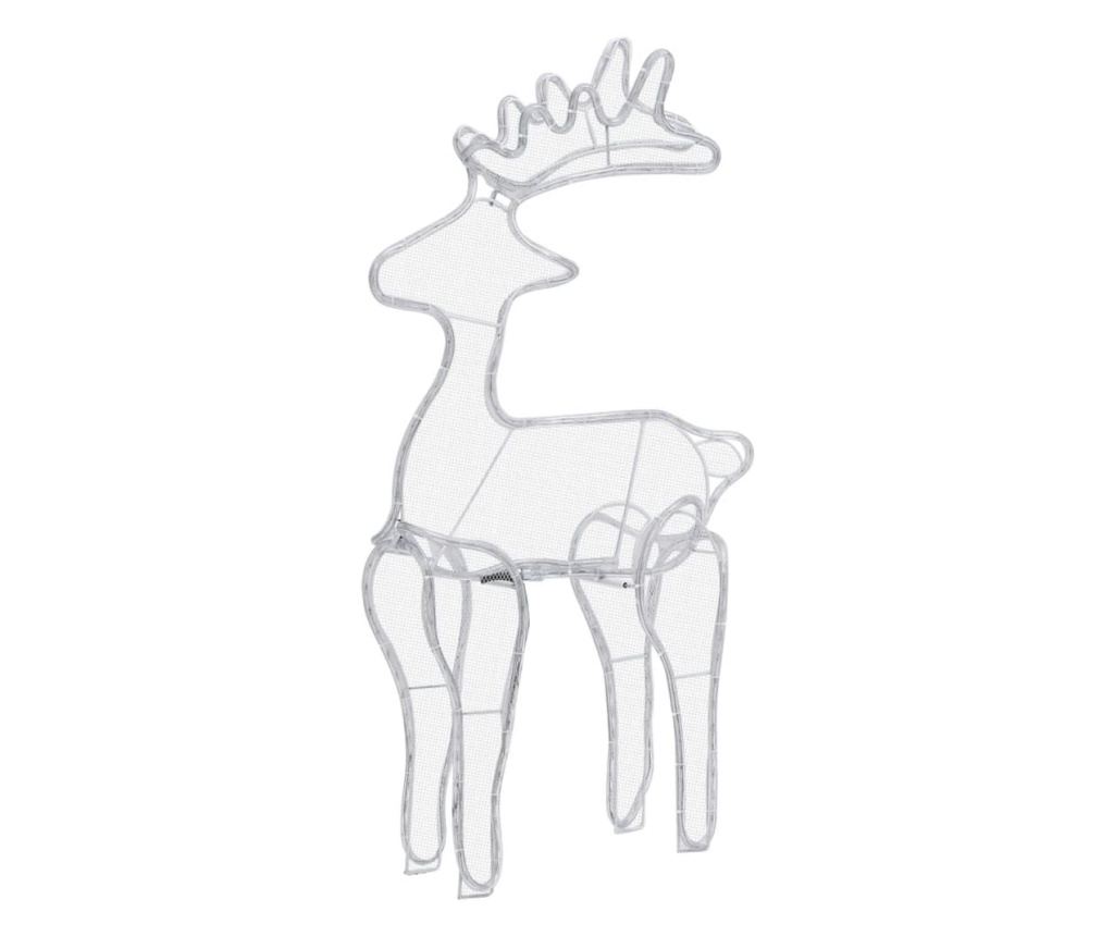 Božićni ukras jelen, s mrežom, 306 LED svjetala, 60x24x89 cm - 6