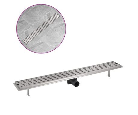 Linearni Odvod za Tuš od Nehrđajućeg Čelika 930 x 140 mm