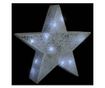 Božićna dekoracija Zvijezde 3 kom. Bijela Mreža & LED Vanjska/Unutarnja