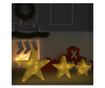Božićna dekoracija Zvijezde 3 kom. Zlatna Mreža & LED Vanjska/Unutarnja thumbnail 1