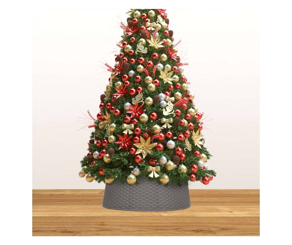 Božićno drvce suknja, smeđa, Ø54x19,5 cm - 3