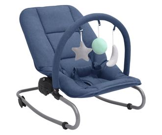 Ljuljačka za bebe modra čelična