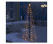 Božićni ukras za stablo konusni 100 LED svjetala toplo bijelo 70x180 cm thumbnail 1