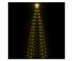 Božićni ukras za stablo konusni 100 LED svjetala toplo bijelo 70x180 cm thumbnail 4