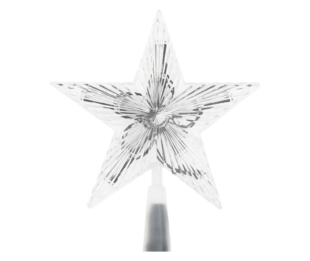 Ukras za božićno drvce konusni 136 LED svjetla toplo bijelo 70x240 cm - 5