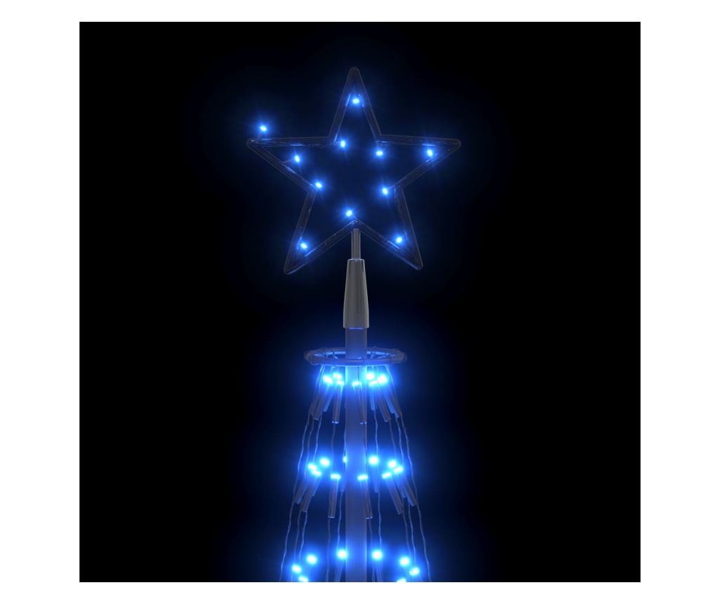 Božićna dekoracija za stablo konusna 400 LED plava 100x360 cm - 5