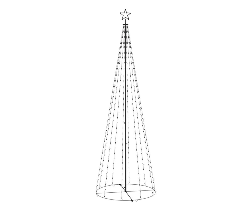 Božićni ukras za stablo konusni 330 LED plavi 100x300 cm - 6