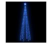 Ukras za božićno drvce konusni 136 LED plavi 70x240 cm thumbnail 2