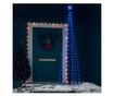 Ukras za božićno drvce konusni 136 LED plavi 70x240 cm thumbnail 1