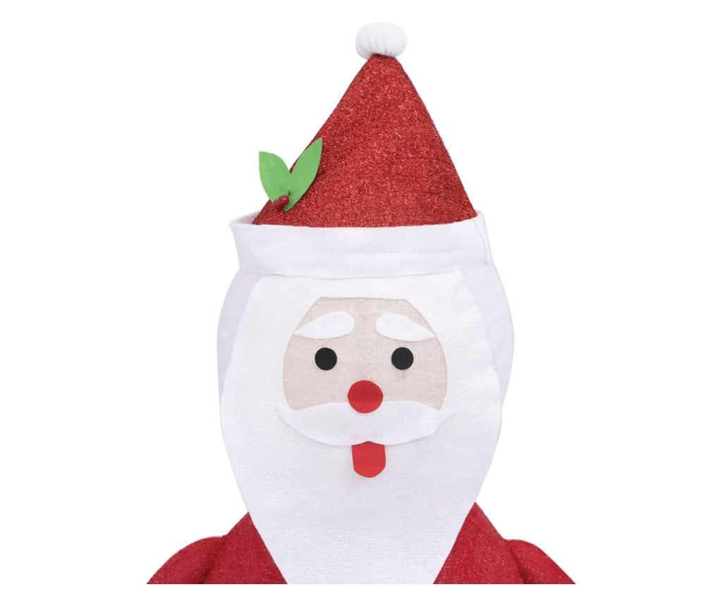 Dekorativna figura Djeda Božićnjaka, s LED-om, 120 cm, luksuzna tkanina - 7