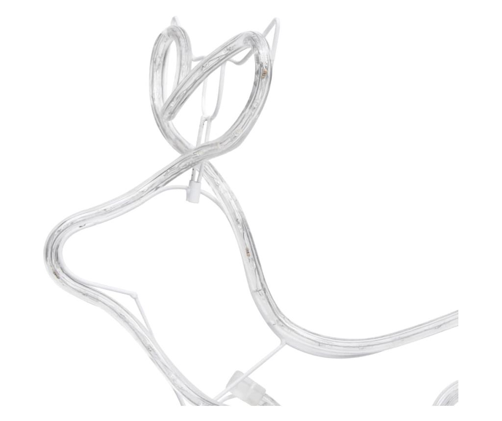 Božićni ukras s jelenom i saonicama, 252 LED svjetla, vanjski - 10