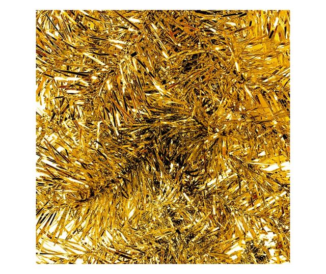 Božićna girlanda s LED svjetlima, zlatna, 5 m