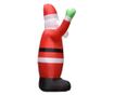 Božićni ukras Djed Mraz na napuhavanje s LED svjetlima IP44 3,6 m