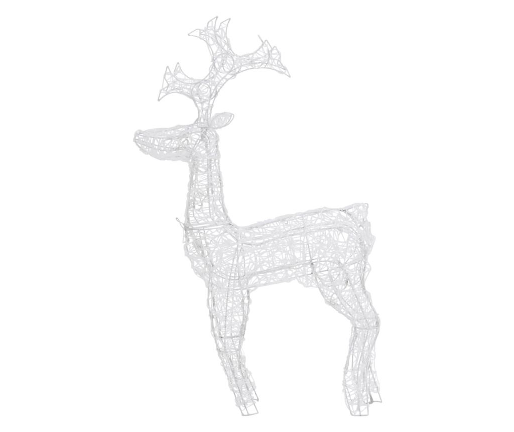 Božićni ukras jelen, 90 LED svjetala, 60x16x100 cm, akril - 6