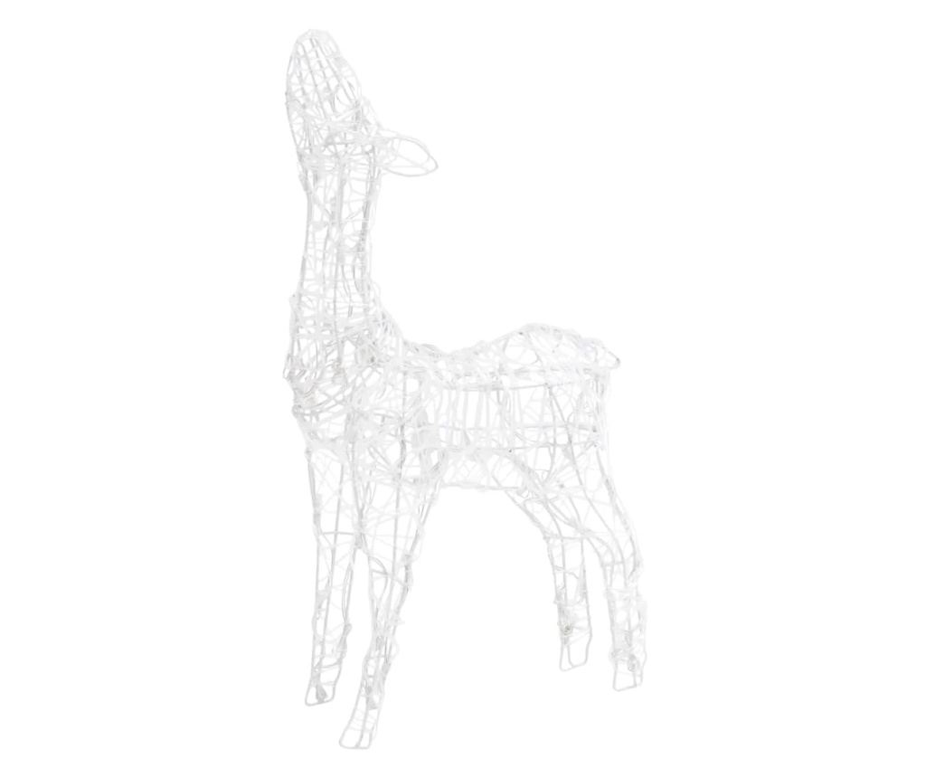 Božićni ukras obitelj jelena 160 LED višebojni akril - 5