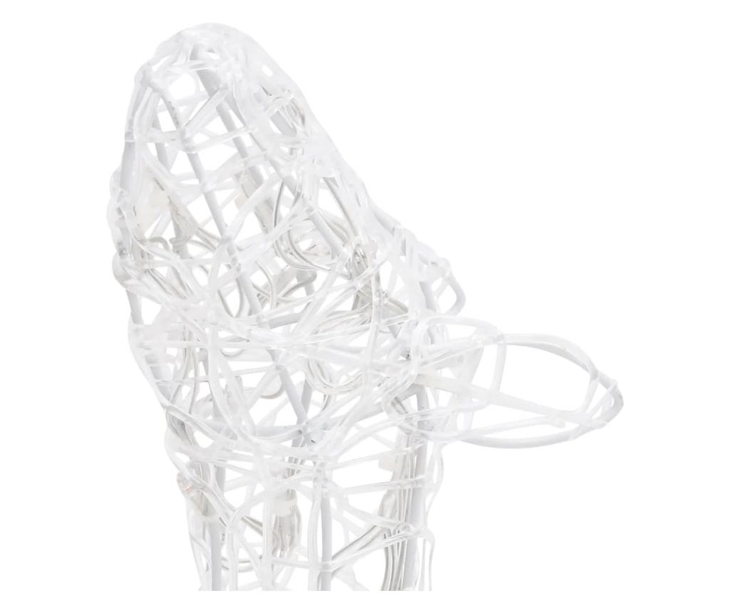 Božićni ukras obitelj jelena 160 LED višebojni akril - 6