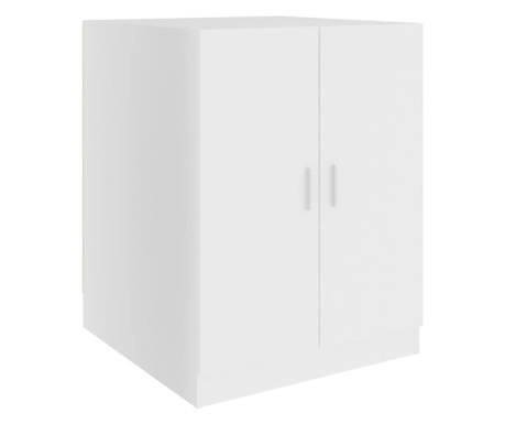 Шкаф за пералня, бял, 71x71,5x91,5 см