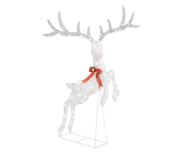 Božićno leteće sob ukras 120 hladnih bijelih LED dioda Srebrni