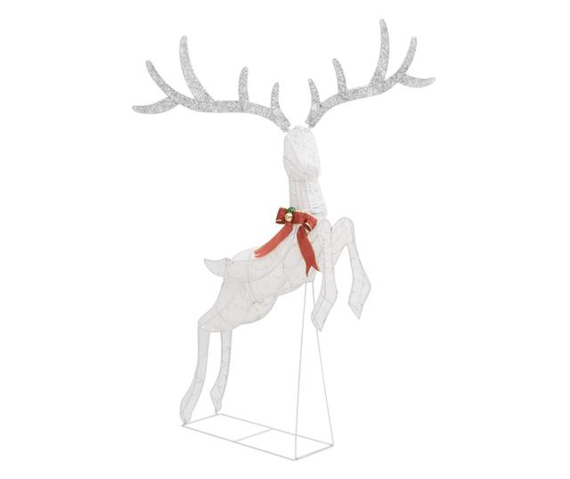 Božićno leteće sob ukras 120 hladnih bijelih LED dioda Srebrni